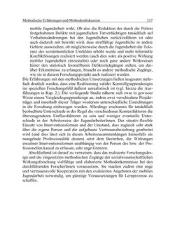 Image of the Page - 317 - in Wirkungsevaluation mobiler Jugendarbeit - Methodische Zugänge und empirische Ergebnisse