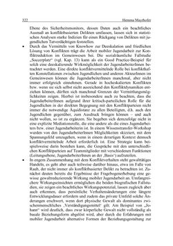 Image of the Page - 322 - in Wirkungsevaluation mobiler Jugendarbeit - Methodische Zugänge und empirische Ergebnisse
