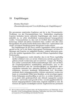 Image of the Page - 327 - in Wirkungsevaluation mobiler Jugendarbeit - Methodische Zugänge und empirische Ergebnisse