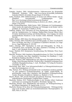 Image of the Page - 340 - in Wirkungsevaluation mobiler Jugendarbeit - Methodische Zugänge und empirische Ergebnisse