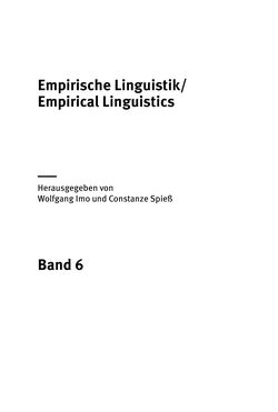 Bild der Seite - (000002) - in Jugendkommunikation und Dialekt - Syntax gesprochener Sprache bei Jugendlichen in Osttirol