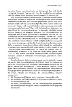 Image of the Page - 9 - in Jugendkommunikation und Dialekt - Syntax gesprochener Sprache bei Jugendlichen in Osttirol