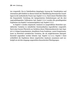 Bild der Seite - 20 - in Jugendkommunikation und Dialekt - Syntax gesprochener Sprache bei Jugendlichen in Osttirol