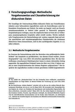 Bild der Seite - 21 - in Jugendkommunikation und Dialekt - Syntax gesprochener Sprache bei Jugendlichen in Osttirol