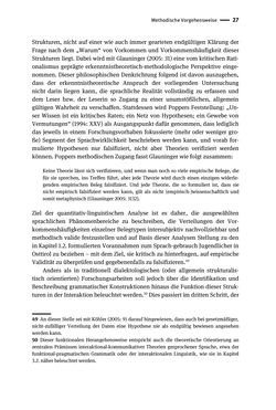 Bild der Seite - 27 - in Jugendkommunikation und Dialekt - Syntax gesprochener Sprache bei Jugendlichen in Osttirol