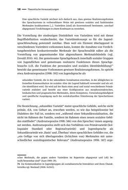 Bild der Seite - 58 - in Jugendkommunikation und Dialekt - Syntax gesprochener Sprache bei Jugendlichen in Osttirol
