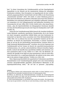 Image of the Page - 59 - in Jugendkommunikation und Dialekt - Syntax gesprochener Sprache bei Jugendlichen in Osttirol
