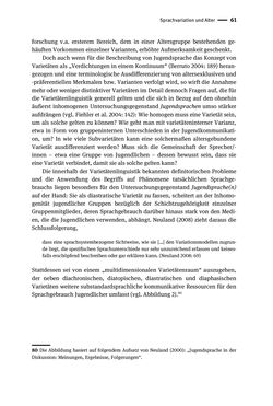 Image of the Page - 61 - in Jugendkommunikation und Dialekt - Syntax gesprochener Sprache bei Jugendlichen in Osttirol