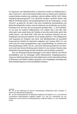 Bild der Seite - 71 - in Jugendkommunikation und Dialekt - Syntax gesprochener Sprache bei Jugendlichen in Osttirol