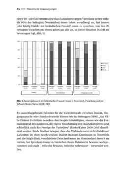 Image of the Page - 74 - in Jugendkommunikation und Dialekt - Syntax gesprochener Sprache bei Jugendlichen in Osttirol