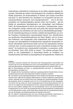 Image of the Page - 79 - in Jugendkommunikation und Dialekt - Syntax gesprochener Sprache bei Jugendlichen in Osttirol