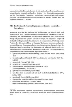 Image of the Page - 90 - in Jugendkommunikation und Dialekt - Syntax gesprochener Sprache bei Jugendlichen in Osttirol
