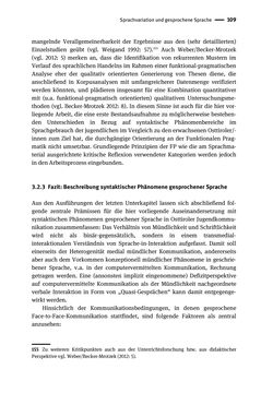 Image of the Page - 109 - in Jugendkommunikation und Dialekt - Syntax gesprochener Sprache bei Jugendlichen in Osttirol