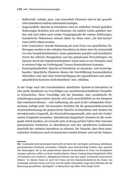 Image of the Page - 110 - in Jugendkommunikation und Dialekt - Syntax gesprochener Sprache bei Jugendlichen in Osttirol