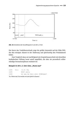 Bild der Seite - 133 - in Jugendkommunikation und Dialekt - Syntax gesprochener Sprache bei Jugendlichen in Osttirol
