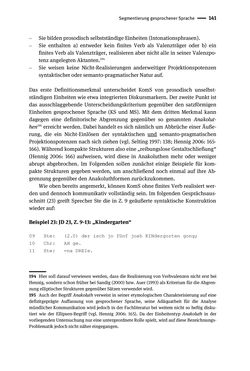 Bild der Seite - 141 - in Jugendkommunikation und Dialekt - Syntax gesprochener Sprache bei Jugendlichen in Osttirol