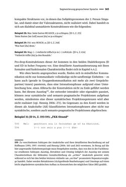 Image of the Page - 145 - in Jugendkommunikation und Dialekt - Syntax gesprochener Sprache bei Jugendlichen in Osttirol