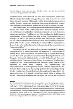 Image of the Page - 148 - in Jugendkommunikation und Dialekt - Syntax gesprochener Sprache bei Jugendlichen in Osttirol