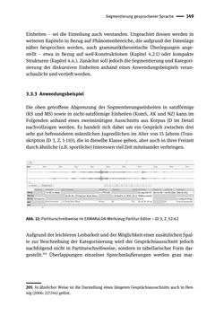 Image of the Page - 149 - in Jugendkommunikation und Dialekt - Syntax gesprochener Sprache bei Jugendlichen in Osttirol