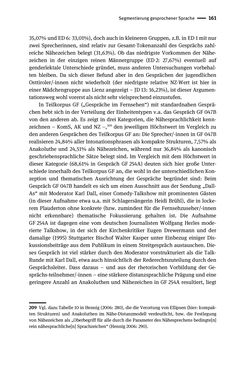 Image of the Page - 161 - in Jugendkommunikation und Dialekt - Syntax gesprochener Sprache bei Jugendlichen in Osttirol