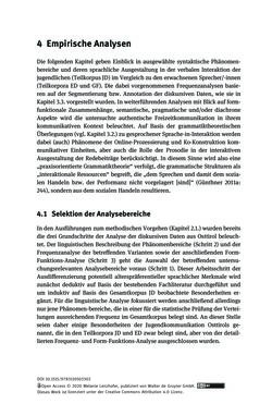 Image of the Page - 168 - in Jugendkommunikation und Dialekt - Syntax gesprochener Sprache bei Jugendlichen in Osttirol