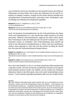 Bild der Seite - 171 - in Jugendkommunikation und Dialekt - Syntax gesprochener Sprache bei Jugendlichen in Osttirol