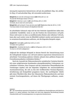 Bild der Seite - 172 - in Jugendkommunikation und Dialekt - Syntax gesprochener Sprache bei Jugendlichen in Osttirol