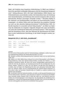Image of the Page - 184 - in Jugendkommunikation und Dialekt - Syntax gesprochener Sprache bei Jugendlichen in Osttirol