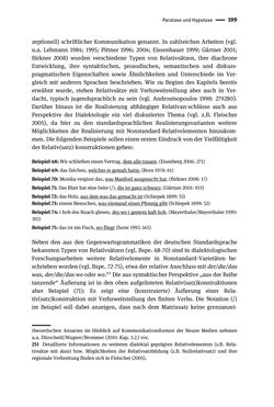 Image of the Page - 199 - in Jugendkommunikation und Dialekt - Syntax gesprochener Sprache bei Jugendlichen in Osttirol
