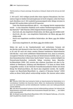 Image of the Page - 206 - in Jugendkommunikation und Dialekt - Syntax gesprochener Sprache bei Jugendlichen in Osttirol