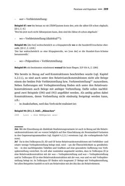 Image of the Page - 209 - in Jugendkommunikation und Dialekt - Syntax gesprochener Sprache bei Jugendlichen in Osttirol