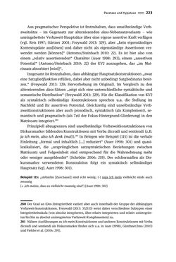 Bild der Seite - 223 - in Jugendkommunikation und Dialekt - Syntax gesprochener Sprache bei Jugendlichen in Osttirol