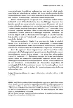 Bild der Seite - 227 - in Jugendkommunikation und Dialekt - Syntax gesprochener Sprache bei Jugendlichen in Osttirol