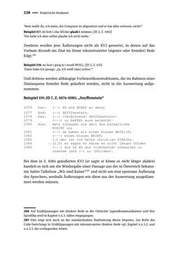 Bild der Seite - 228 - in Jugendkommunikation und Dialekt - Syntax gesprochener Sprache bei Jugendlichen in Osttirol