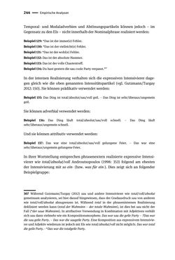Bild der Seite - 244 - in Jugendkommunikation und Dialekt - Syntax gesprochener Sprache bei Jugendlichen in Osttirol