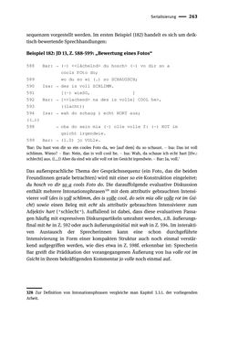 Image of the Page - 263 - in Jugendkommunikation und Dialekt - Syntax gesprochener Sprache bei Jugendlichen in Osttirol