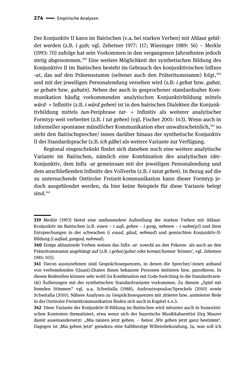 Image of the Page - 274 - in Jugendkommunikation und Dialekt - Syntax gesprochener Sprache bei Jugendlichen in Osttirol