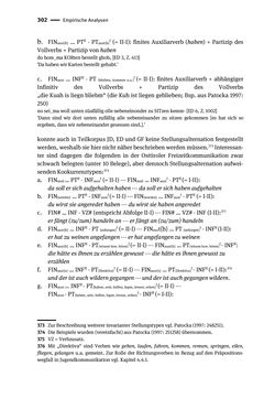 Image of the Page - 302 - in Jugendkommunikation und Dialekt - Syntax gesprochener Sprache bei Jugendlichen in Osttirol