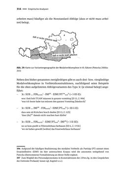 Image of the Page - 316 - in Jugendkommunikation und Dialekt - Syntax gesprochener Sprache bei Jugendlichen in Osttirol