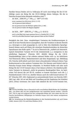 Image of the Page - 317 - in Jugendkommunikation und Dialekt - Syntax gesprochener Sprache bei Jugendlichen in Osttirol