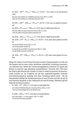 Image of the Page - 321 - in Jugendkommunikation und Dialekt - Syntax gesprochener Sprache bei Jugendlichen in Osttirol