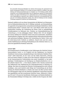 Image of the Page - 328 - in Jugendkommunikation und Dialekt - Syntax gesprochener Sprache bei Jugendlichen in Osttirol