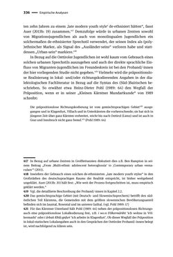 Image of the Page - 336 - in Jugendkommunikation und Dialekt - Syntax gesprochener Sprache bei Jugendlichen in Osttirol