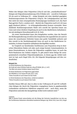 Bild der Seite - 341 - in Jugendkommunikation und Dialekt - Syntax gesprochener Sprache bei Jugendlichen in Osttirol