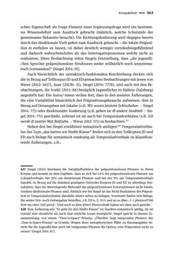 Image of the Page - 343 - in Jugendkommunikation und Dialekt - Syntax gesprochener Sprache bei Jugendlichen in Osttirol