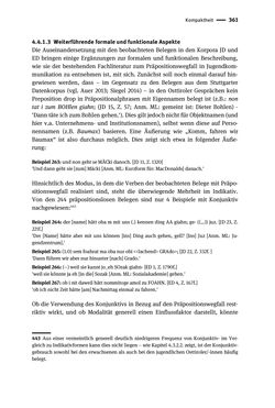 Image of the Page - 361 - in Jugendkommunikation und Dialekt - Syntax gesprochener Sprache bei Jugendlichen in Osttirol