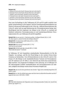 Bild der Seite - 376 - in Jugendkommunikation und Dialekt - Syntax gesprochener Sprache bei Jugendlichen in Osttirol