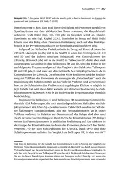 Bild der Seite - 377 - in Jugendkommunikation und Dialekt - Syntax gesprochener Sprache bei Jugendlichen in Osttirol