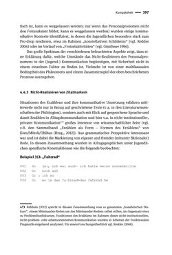 Bild der Seite - 397 - in Jugendkommunikation und Dialekt - Syntax gesprochener Sprache bei Jugendlichen in Osttirol
