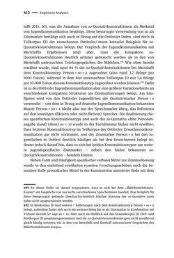 Bild der Seite - 412 - in Jugendkommunikation und Dialekt - Syntax gesprochener Sprache bei Jugendlichen in Osttirol